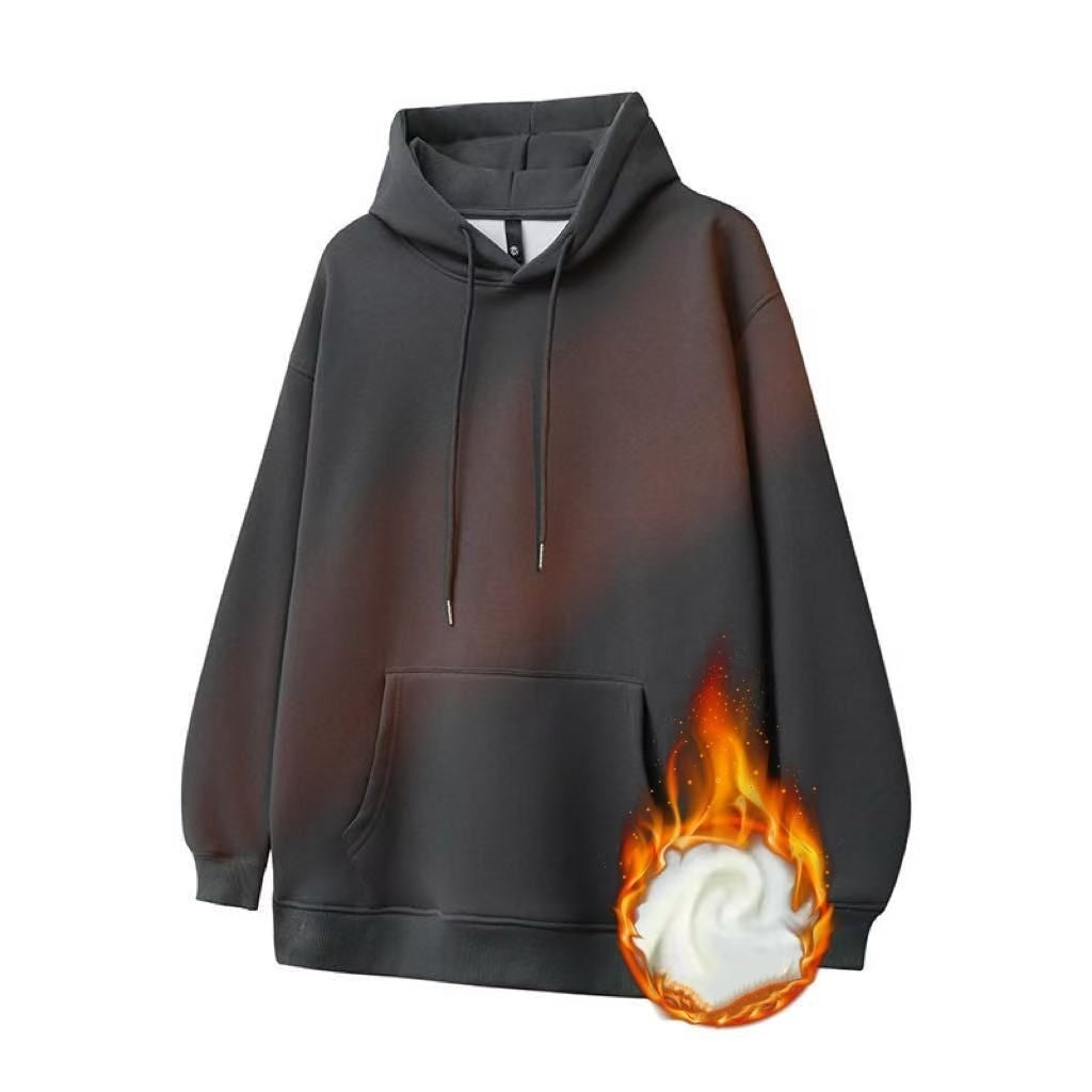 1456# A 3D LOGO Unisex Silver Fox Hoodie