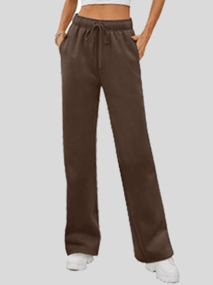L5616# Women Yoga Fleece Pants