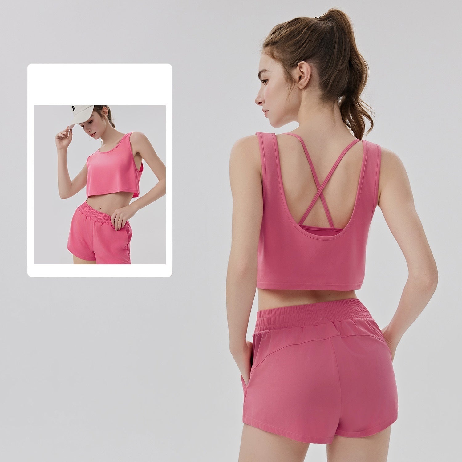 1844# A Women Yoga Bra Tank Or Shorts