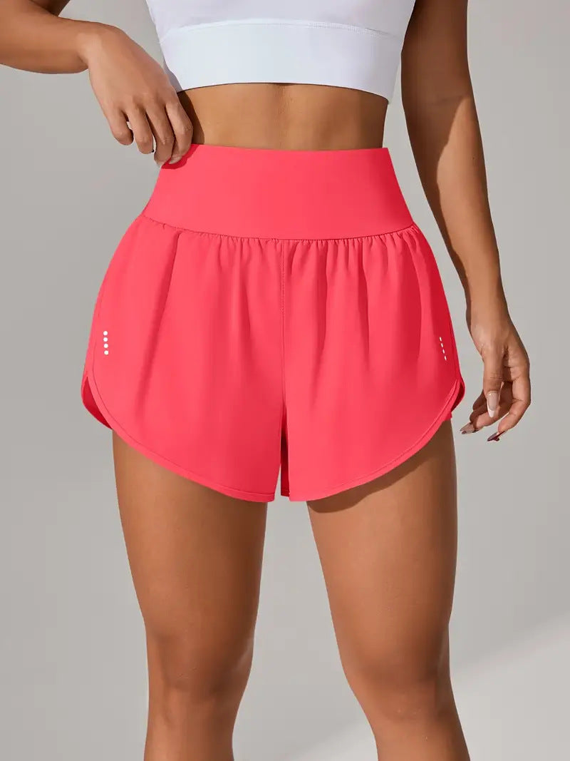 L6433# Women High Waist Shorts