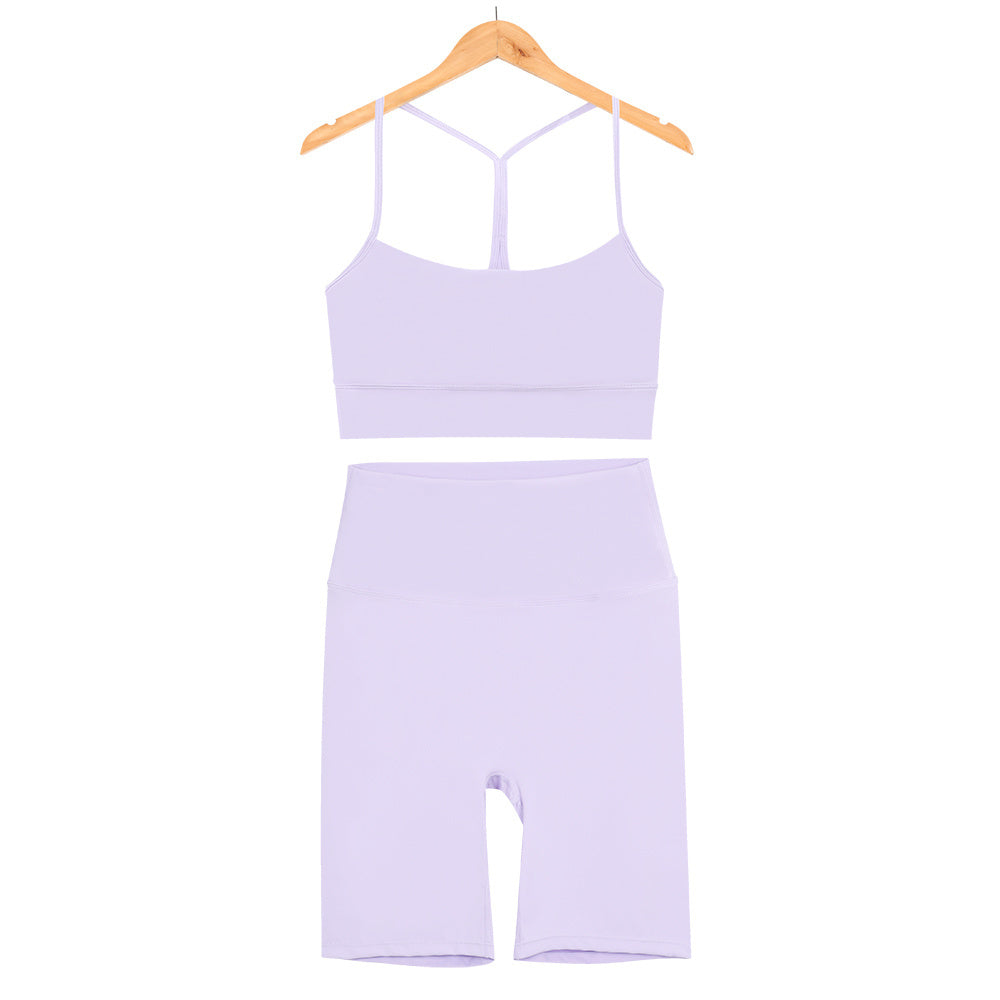 L4749-1#  Yoga Bra Shorts Set