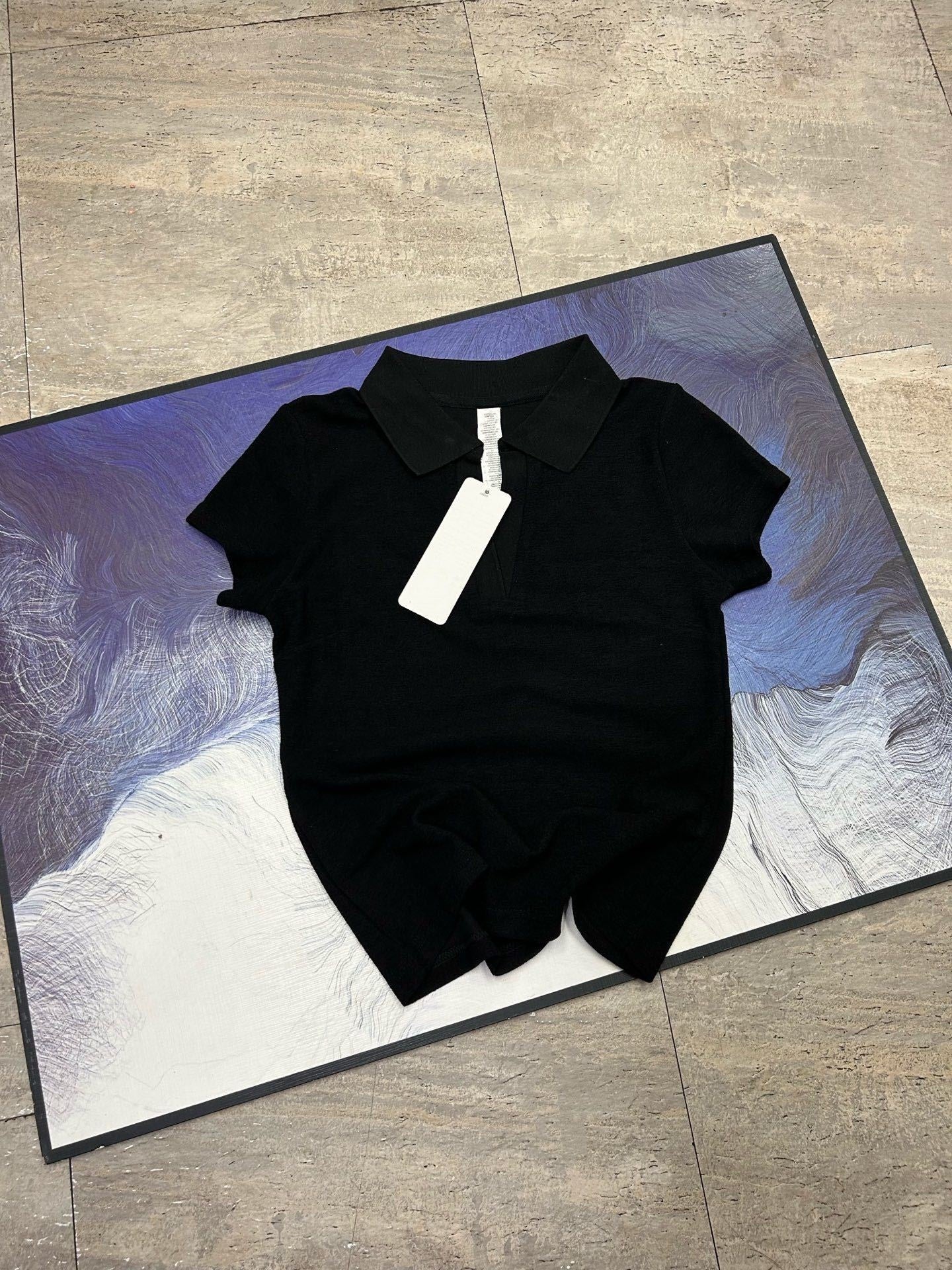 2087#GX A  Women Yoga Polo Shirts