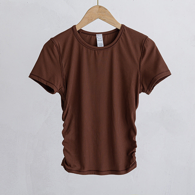 L5679# Ribbed T-Shirt