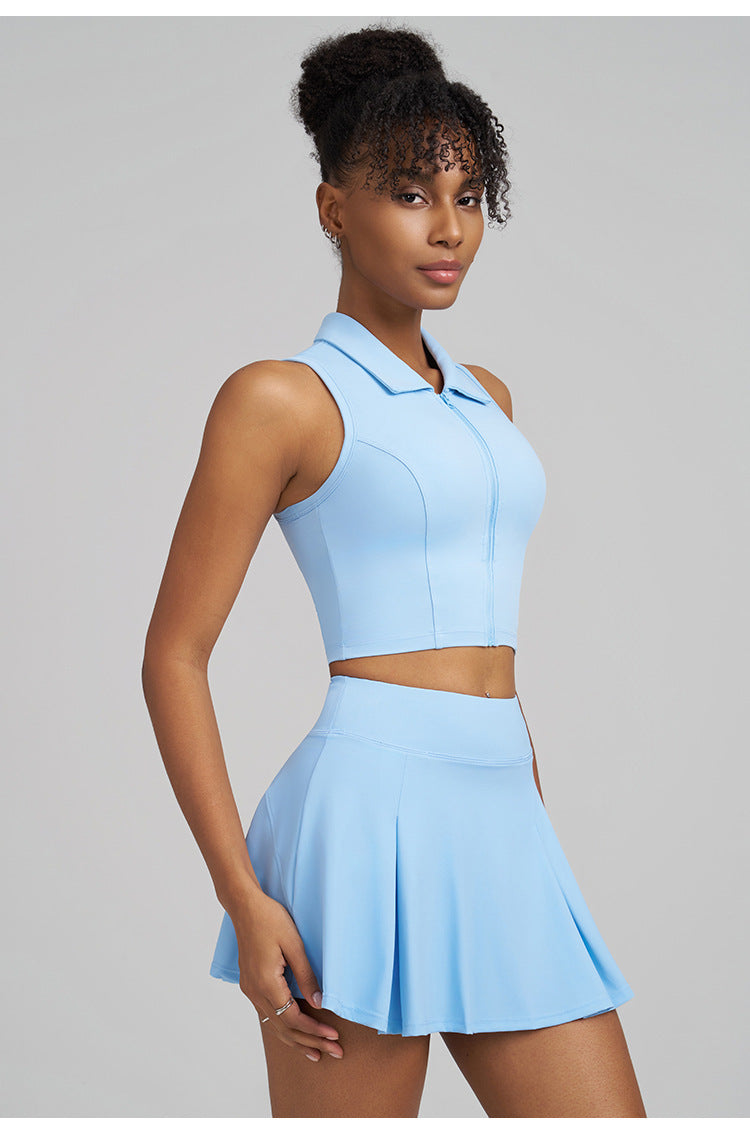 L6336# Women Yoga Vest Or Skirts