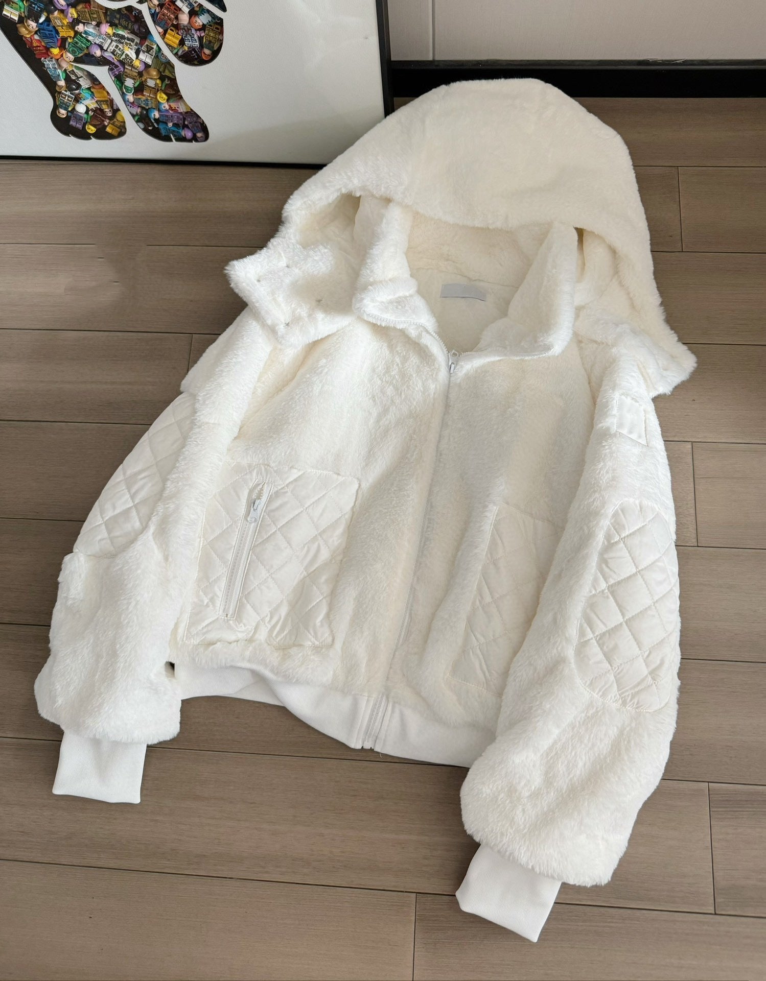 1447#GX A Lamb Wool Coat