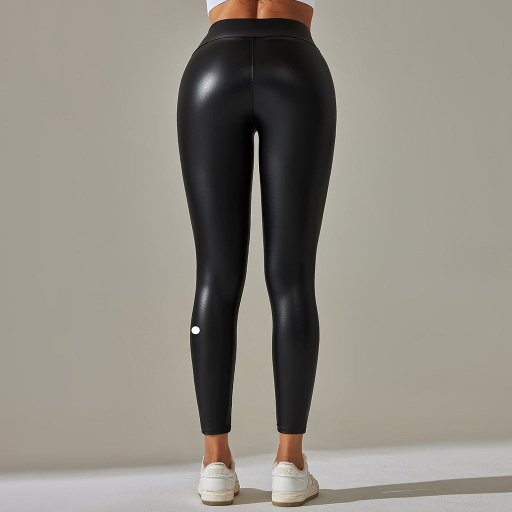 1821# Women Faux Leather Leggings