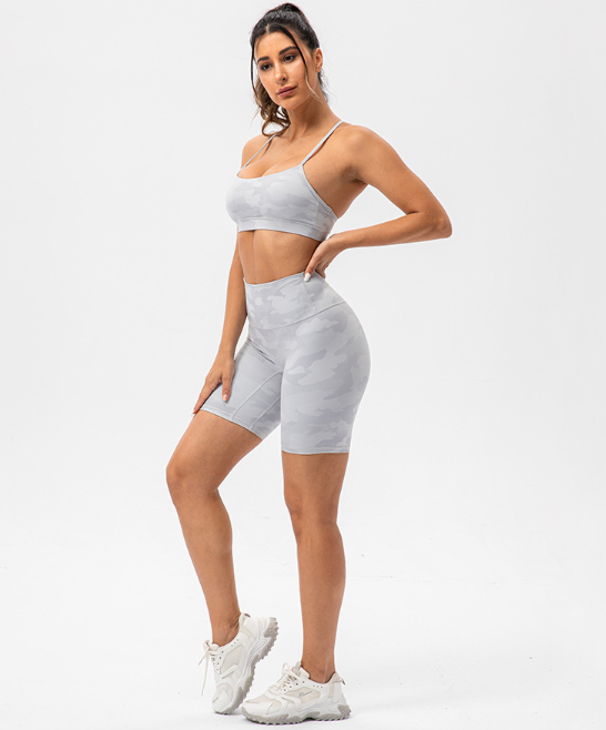 827  Camo Bra Shorts Sets