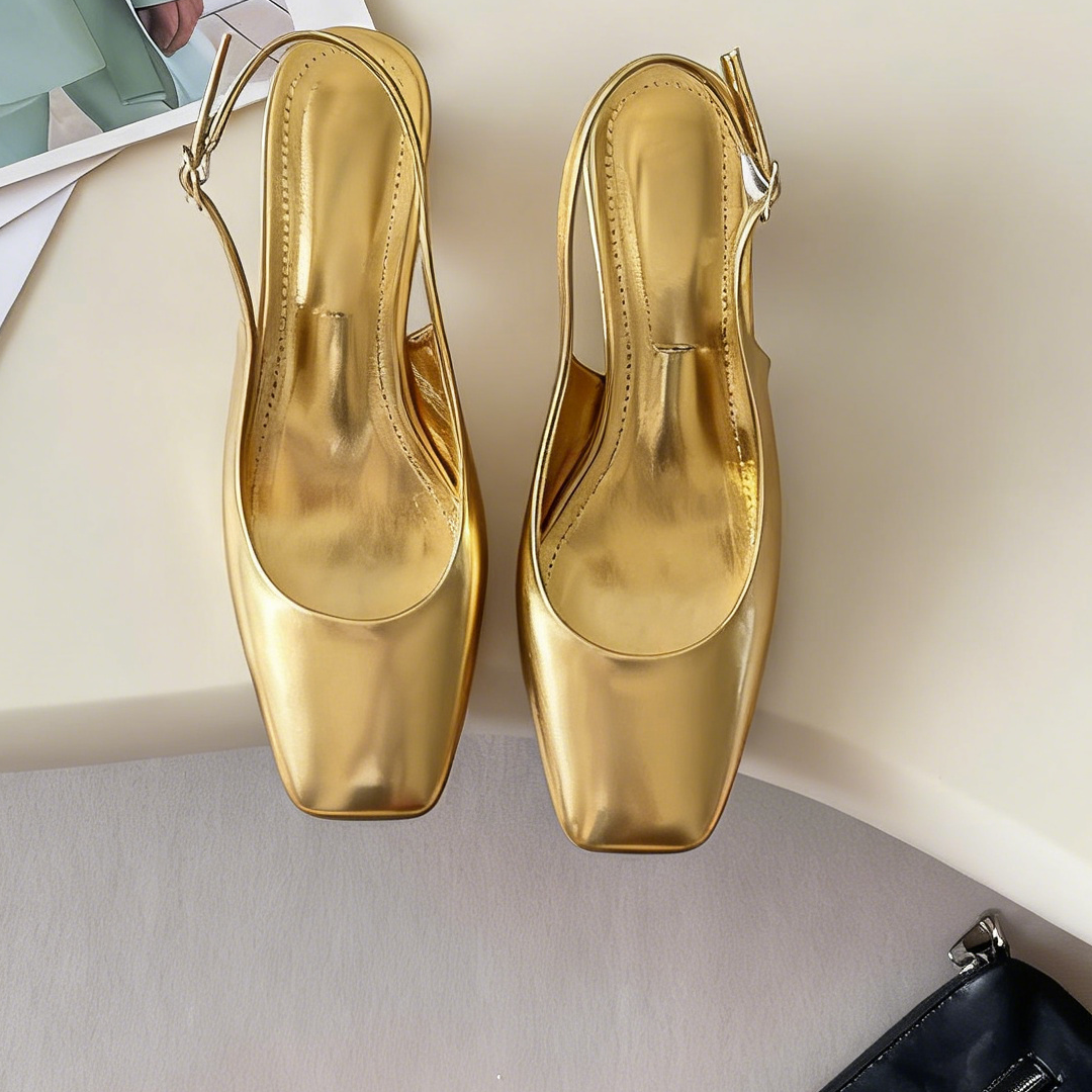 E6777# Women Patent Leather Sandals