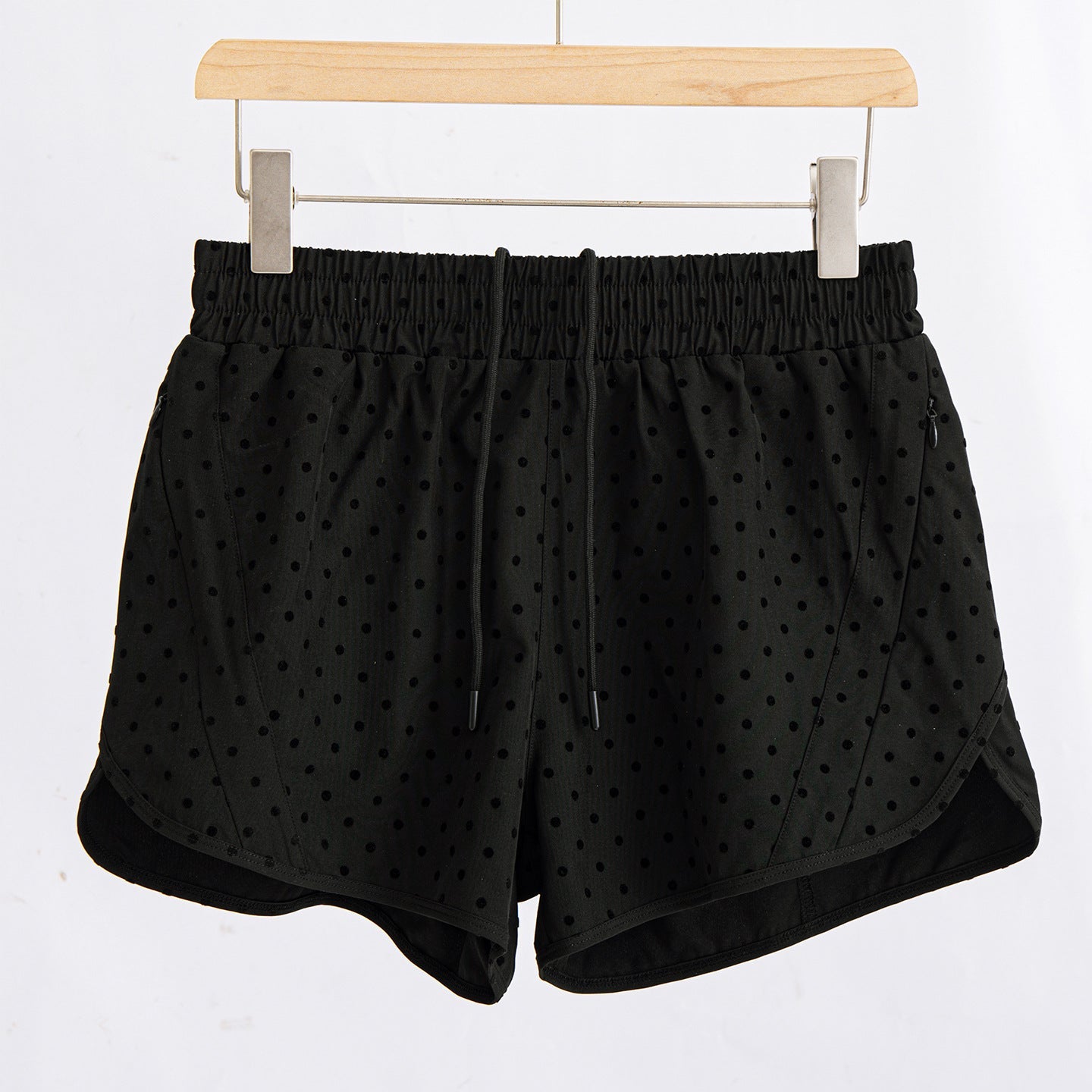 L6105# Women Yoga Polka Dot Shorts
