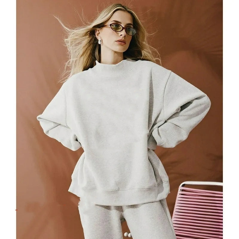 E6982# Embroidery Logo Unisex Sweatshirts