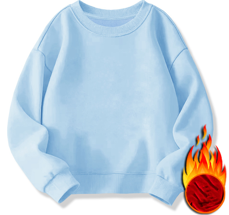 1509# A 3D  Kids Silver Fox Fur Sweatshirts