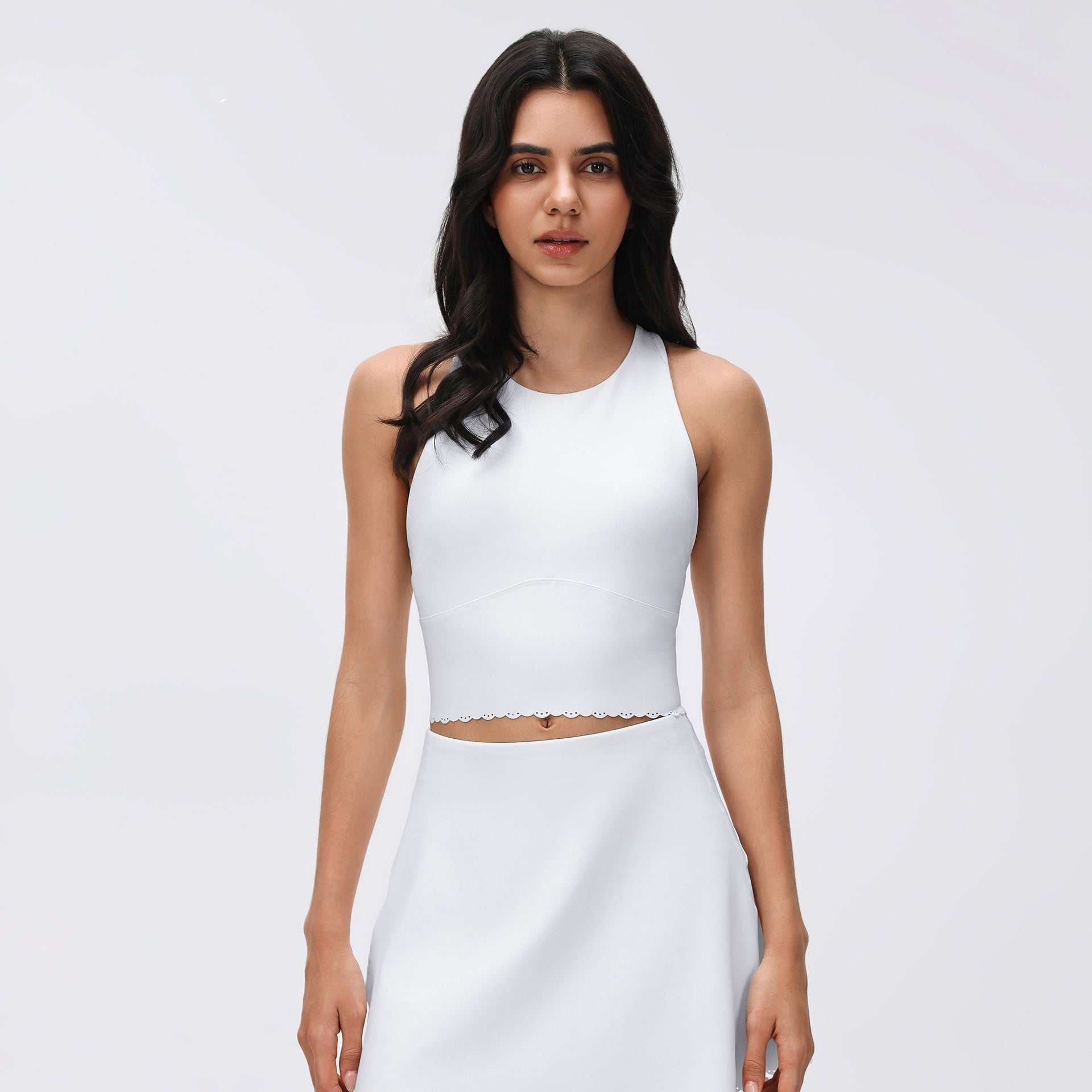 L5703# High-Neck Tennis Tank Or Skirts