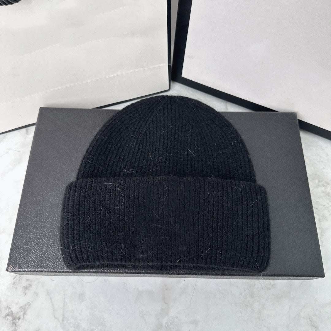 E3397# Rabbit Fur Knitted Hat