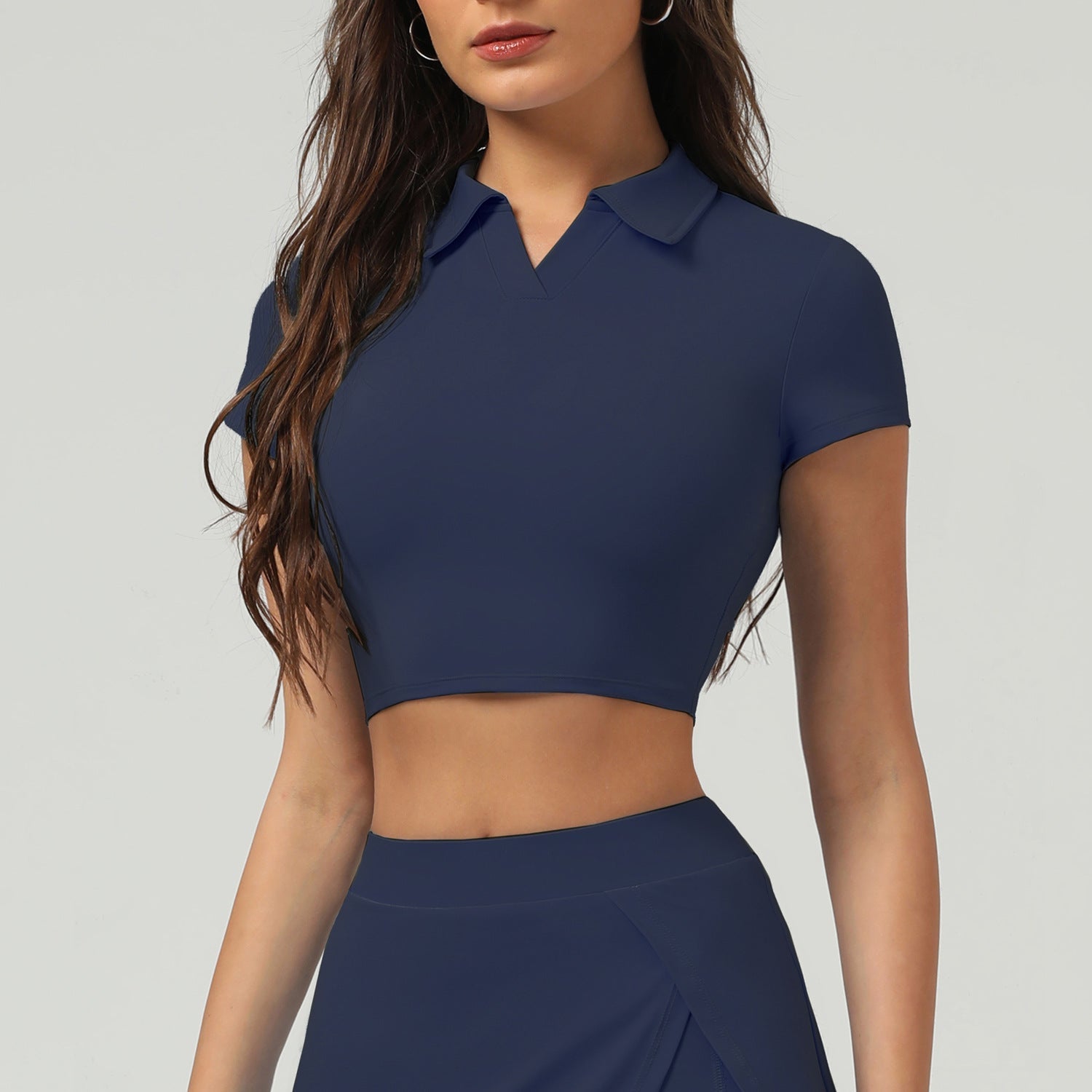 780# A Women Yoga Shirts Skirts Set