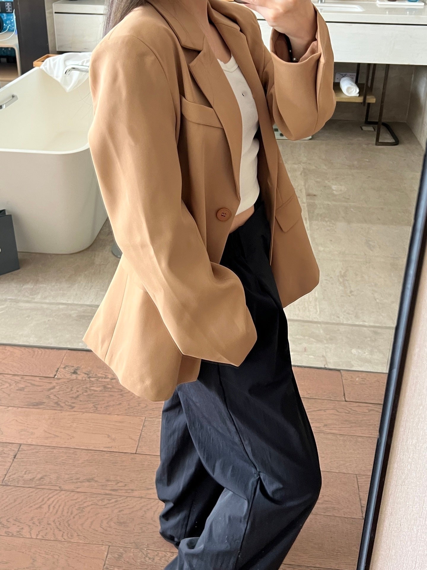 1302# A Women Medium And LAong Suit Jacket