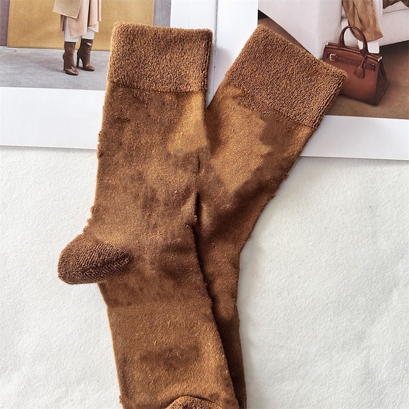 3474#  Fleece Socks 3pair/lot