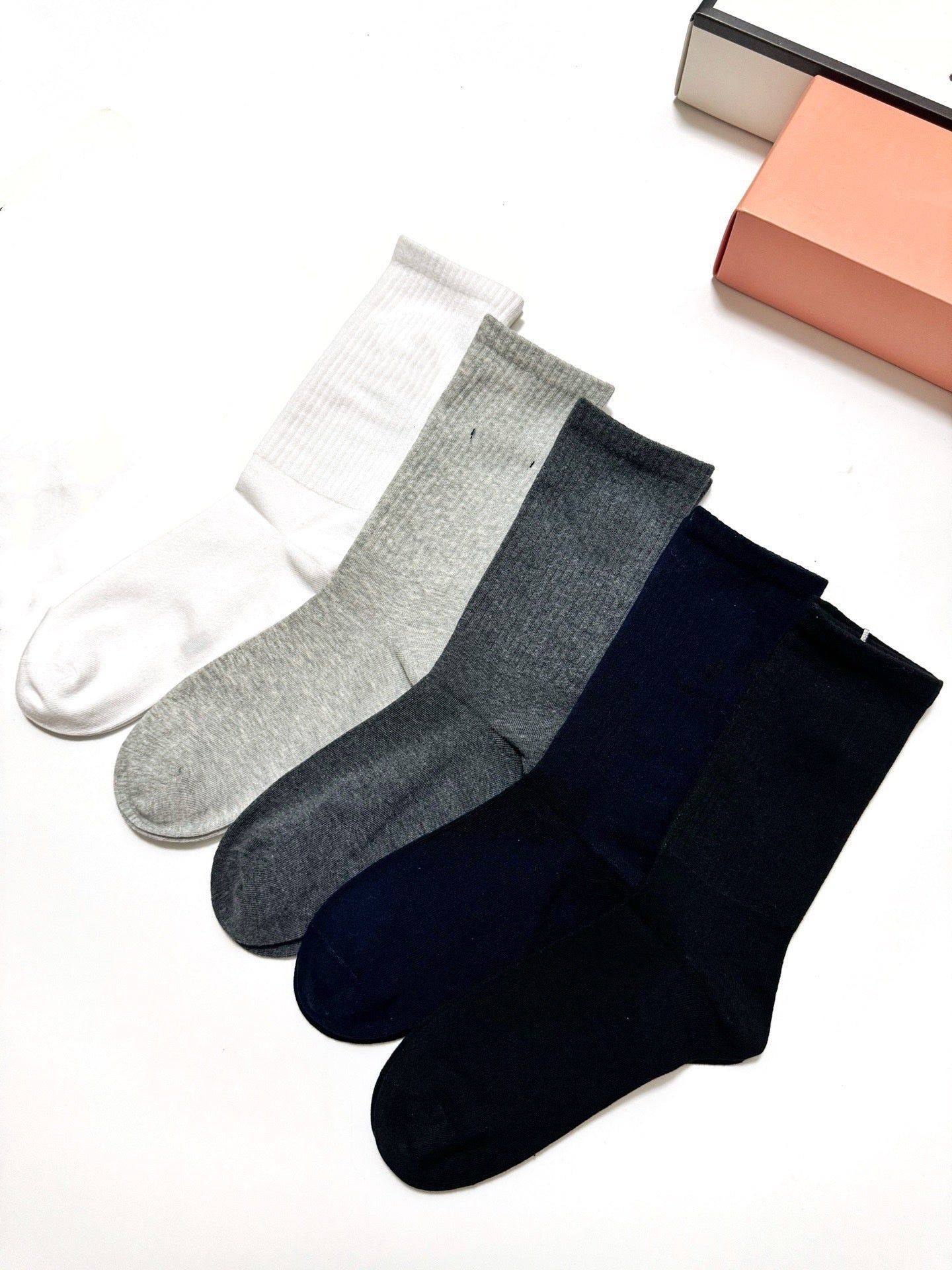 1363# A Unisex Cotton Socks 5Pairs/set