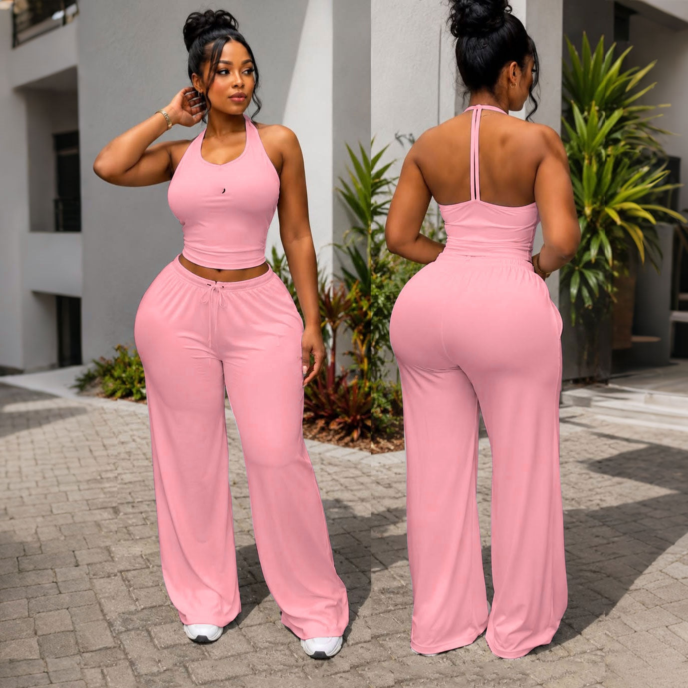 2405#A Women Yoga Shirts Pants Set