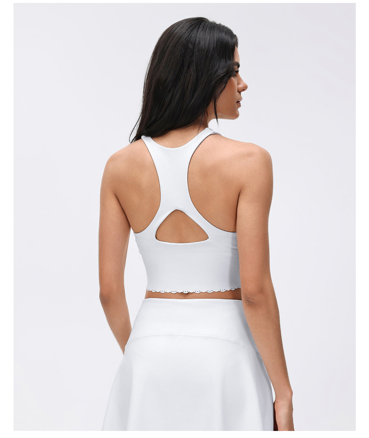 L5703# High-Neck Tennis Tank Or Skirts