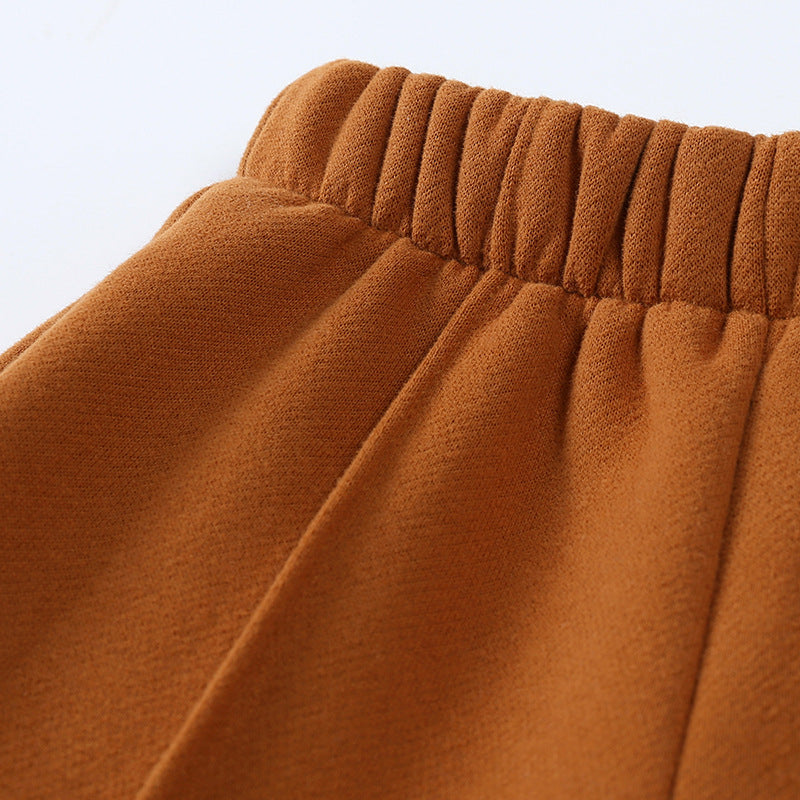 85# AL Kids 3DLogo Hoodies Pants Set