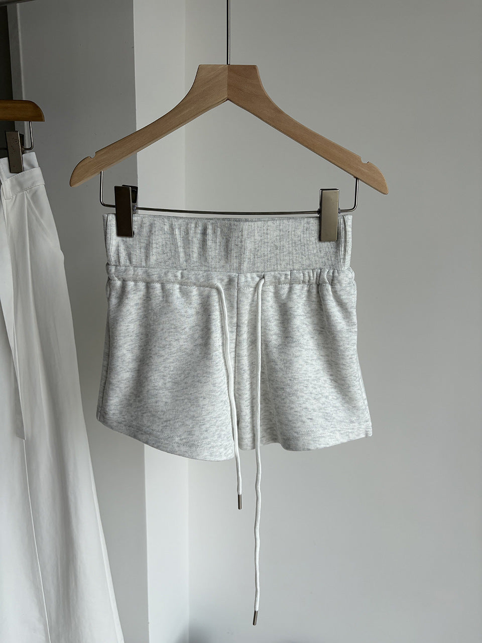 2670# A Women 3D Silver  Shorts