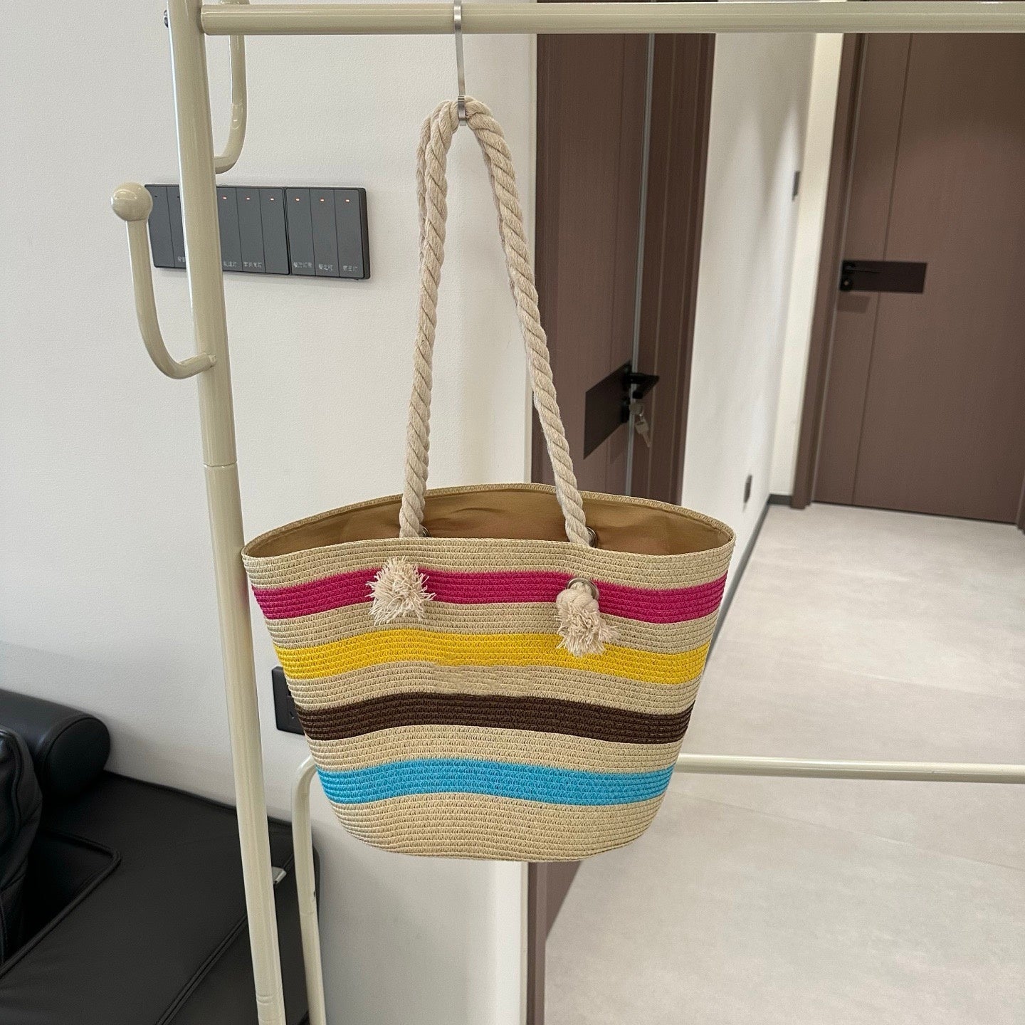 E7137#Straw Bag