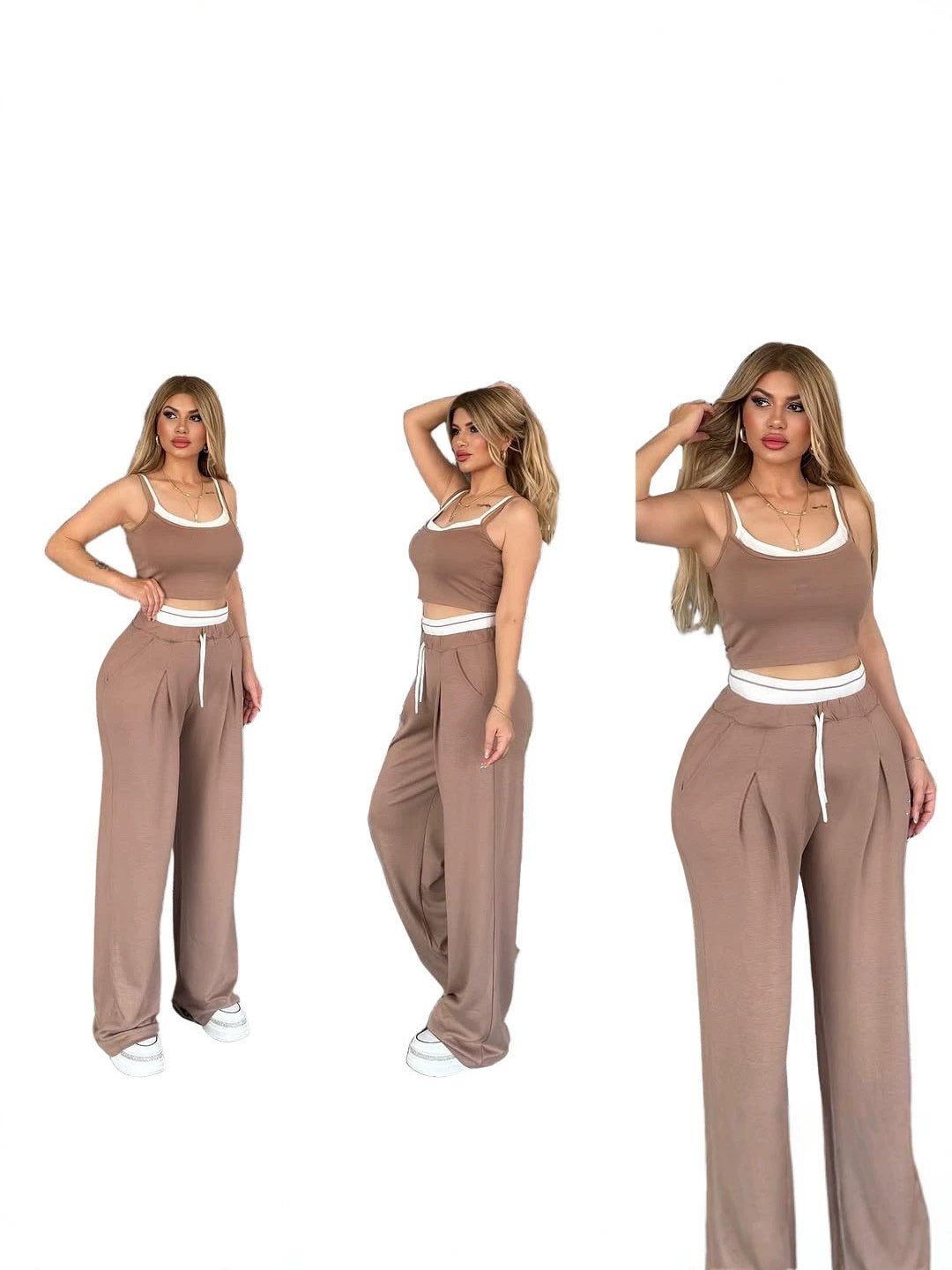 2328#A Women Yoga Bra Pants Set