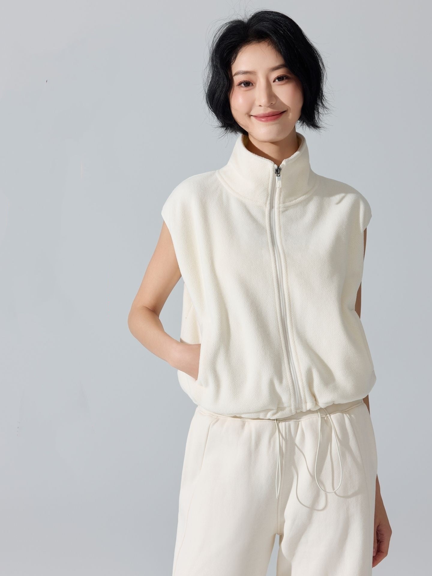 1790# A 3D Silver Women Vest