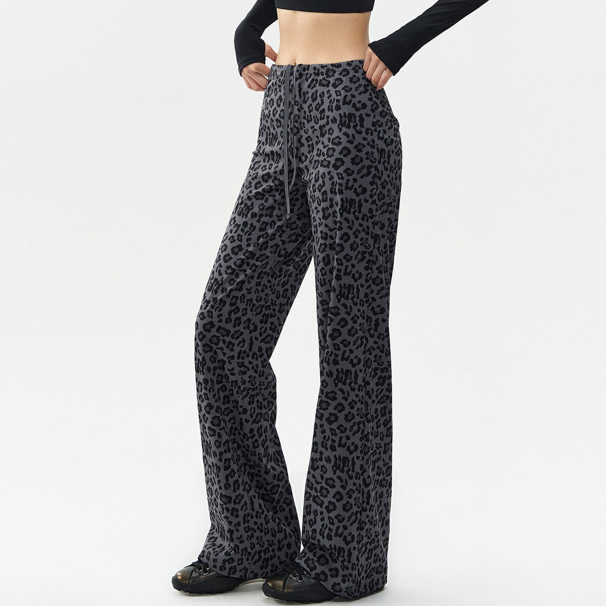 L6748# Women Leopard Pants