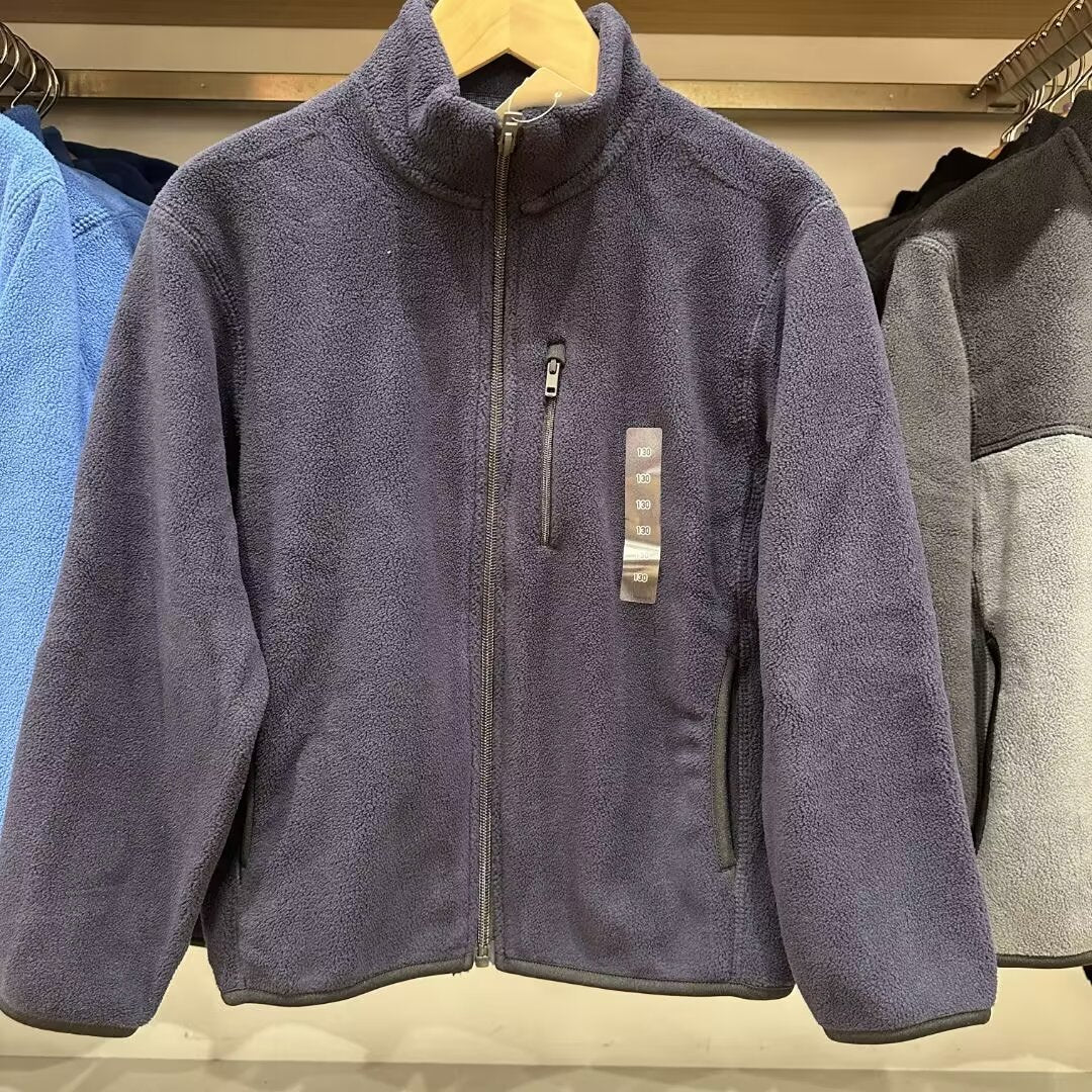 2799# A 3D Silver Kids Fleece Jacket