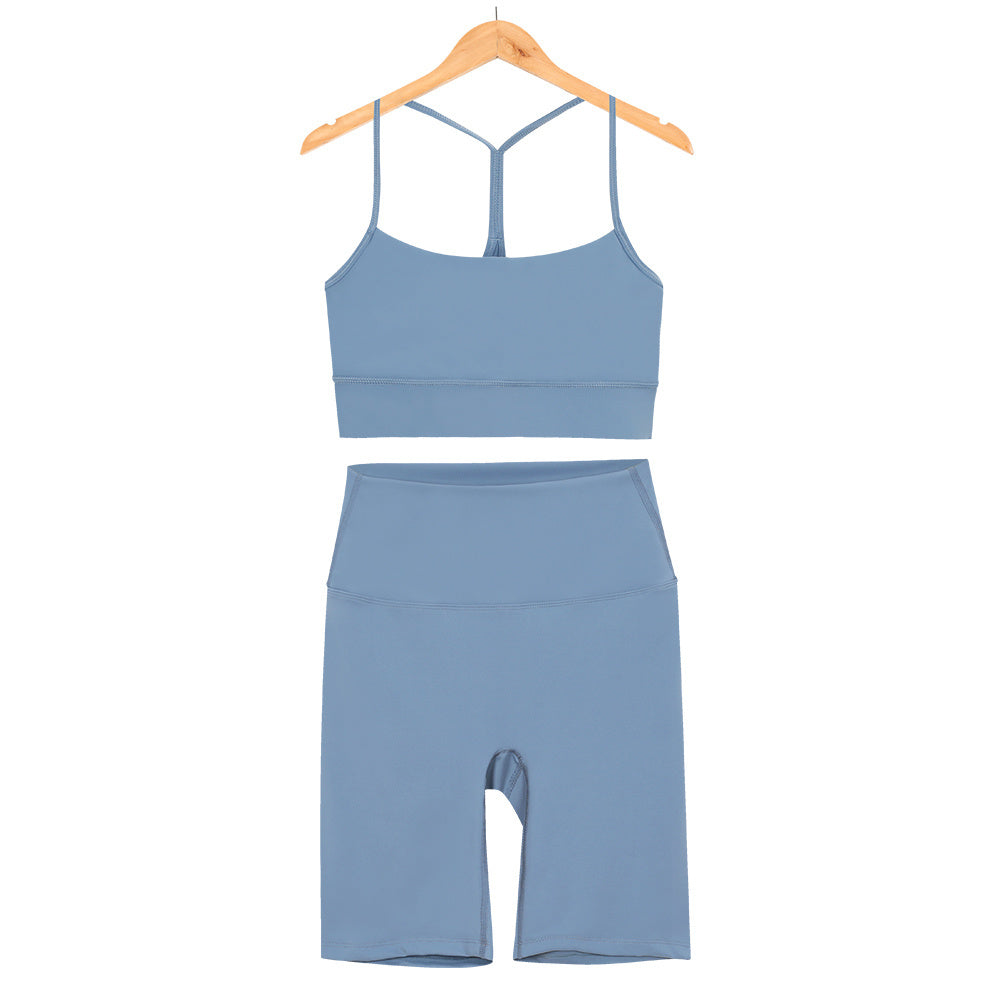 L4749-2#  Yoga Bra Shorts Set