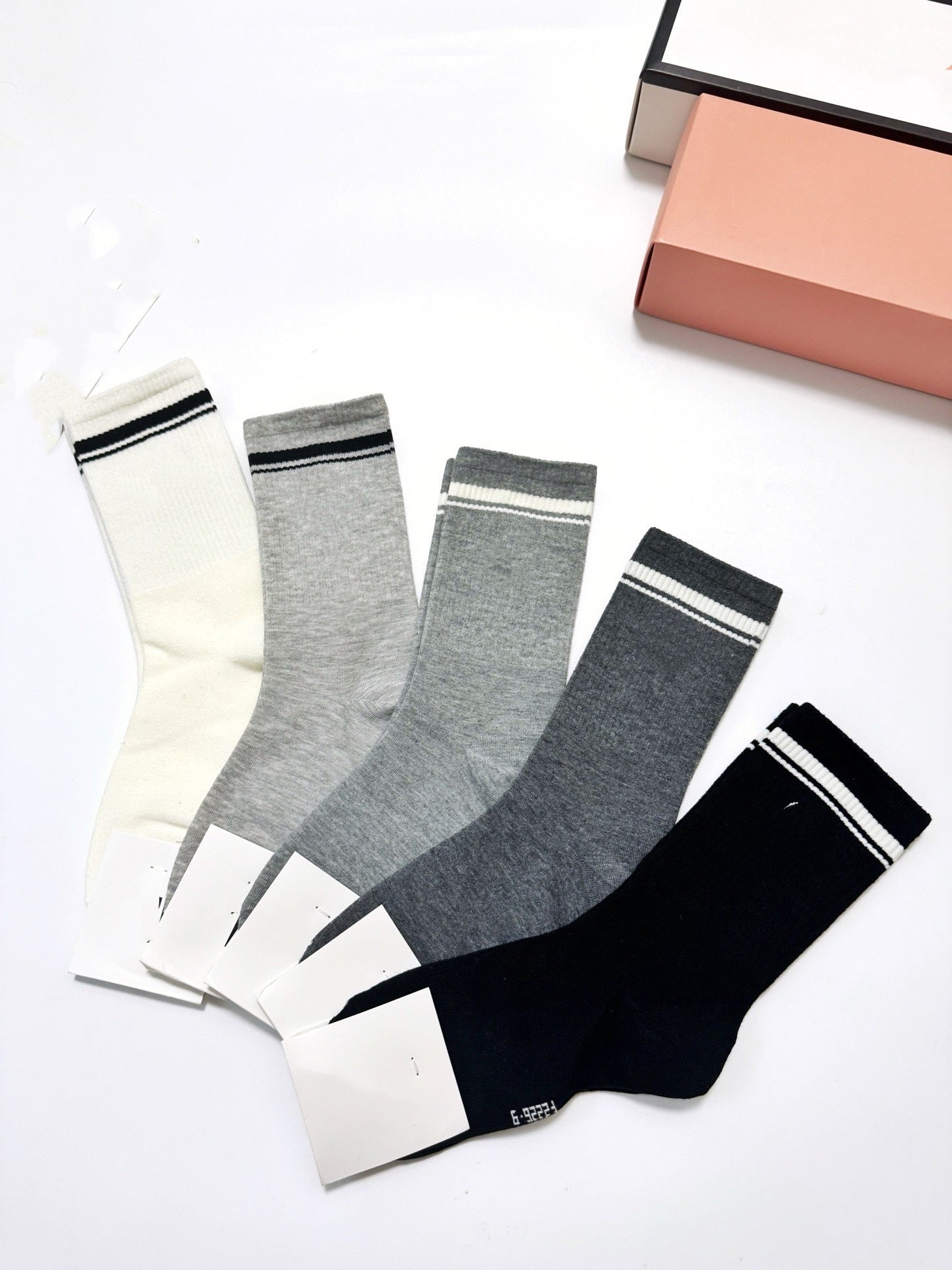 1363# A Unisex Cotton Socks 5Pairs/set
