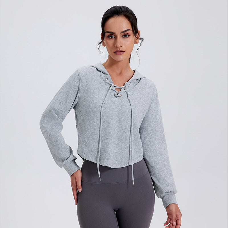 L3089# Women Sport Hoodies Shorts Set