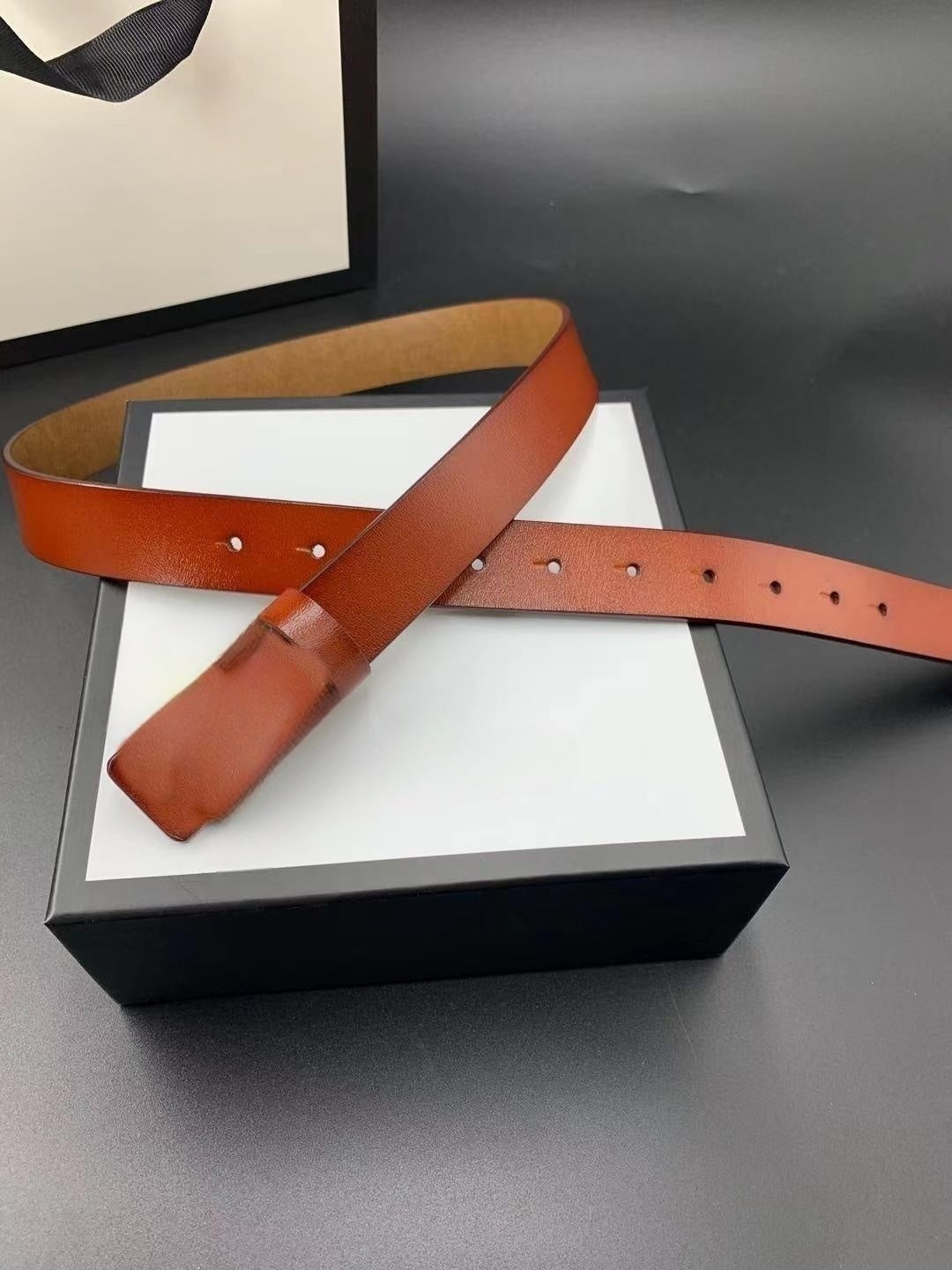 3113# Real leather belt