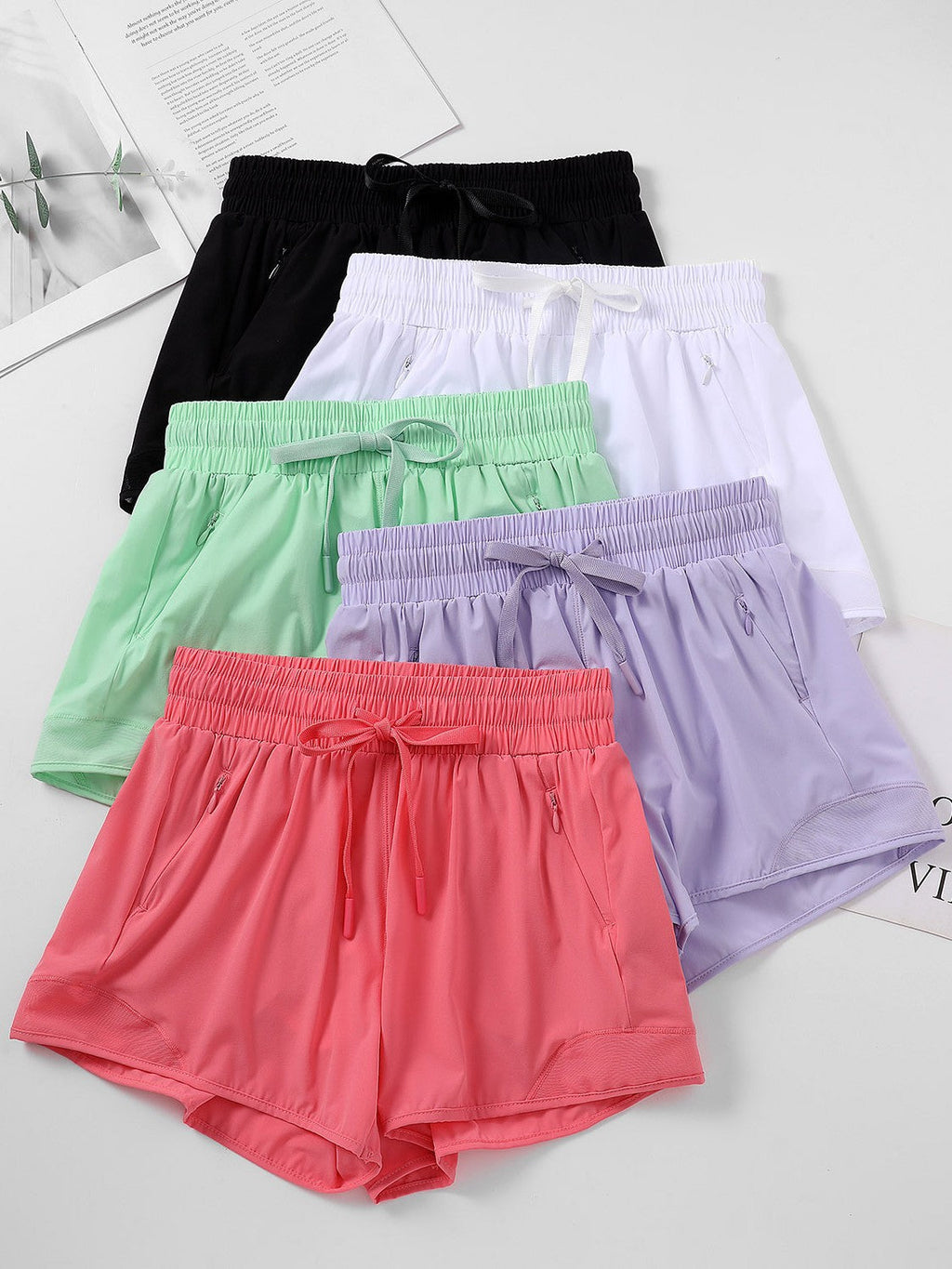 L4434# Adult And Kids Yoga Shorts