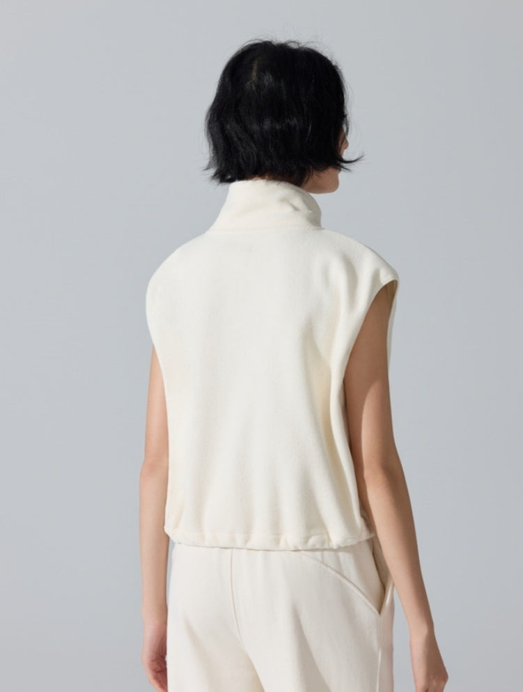 1790# A 3D Silver Women Vest