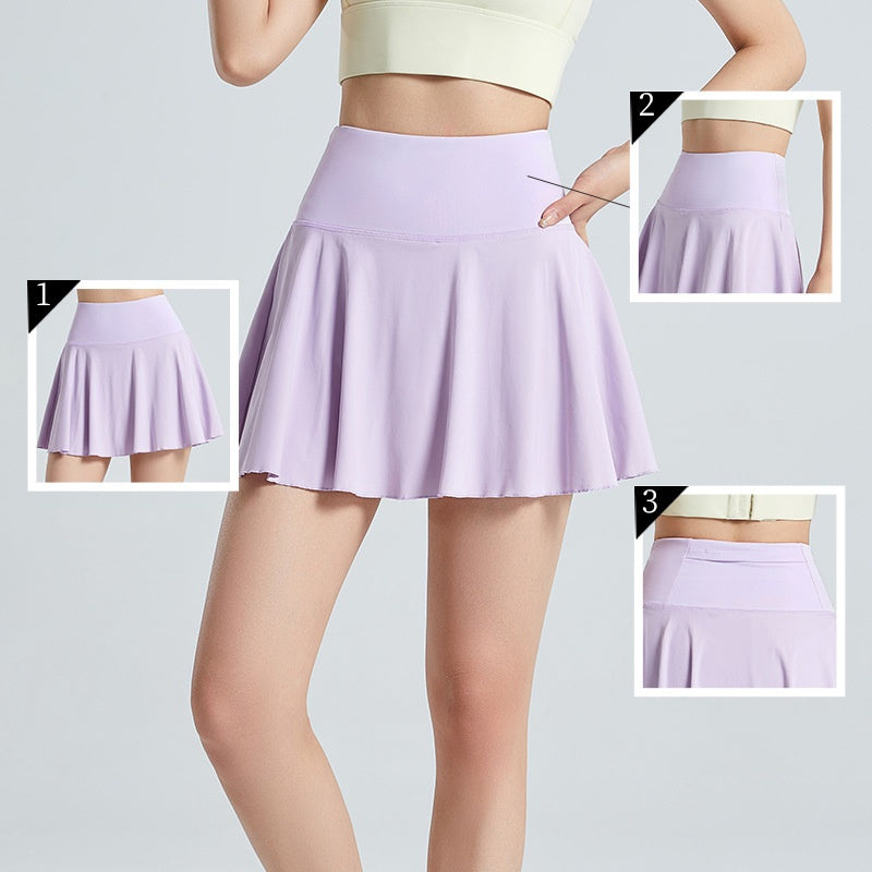 1844# Women Yoga Shirts Skirts Sets