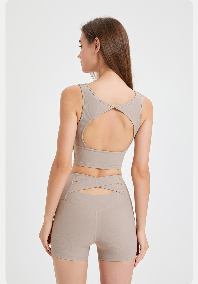 200# AL Yoga Bra And Shorts Set