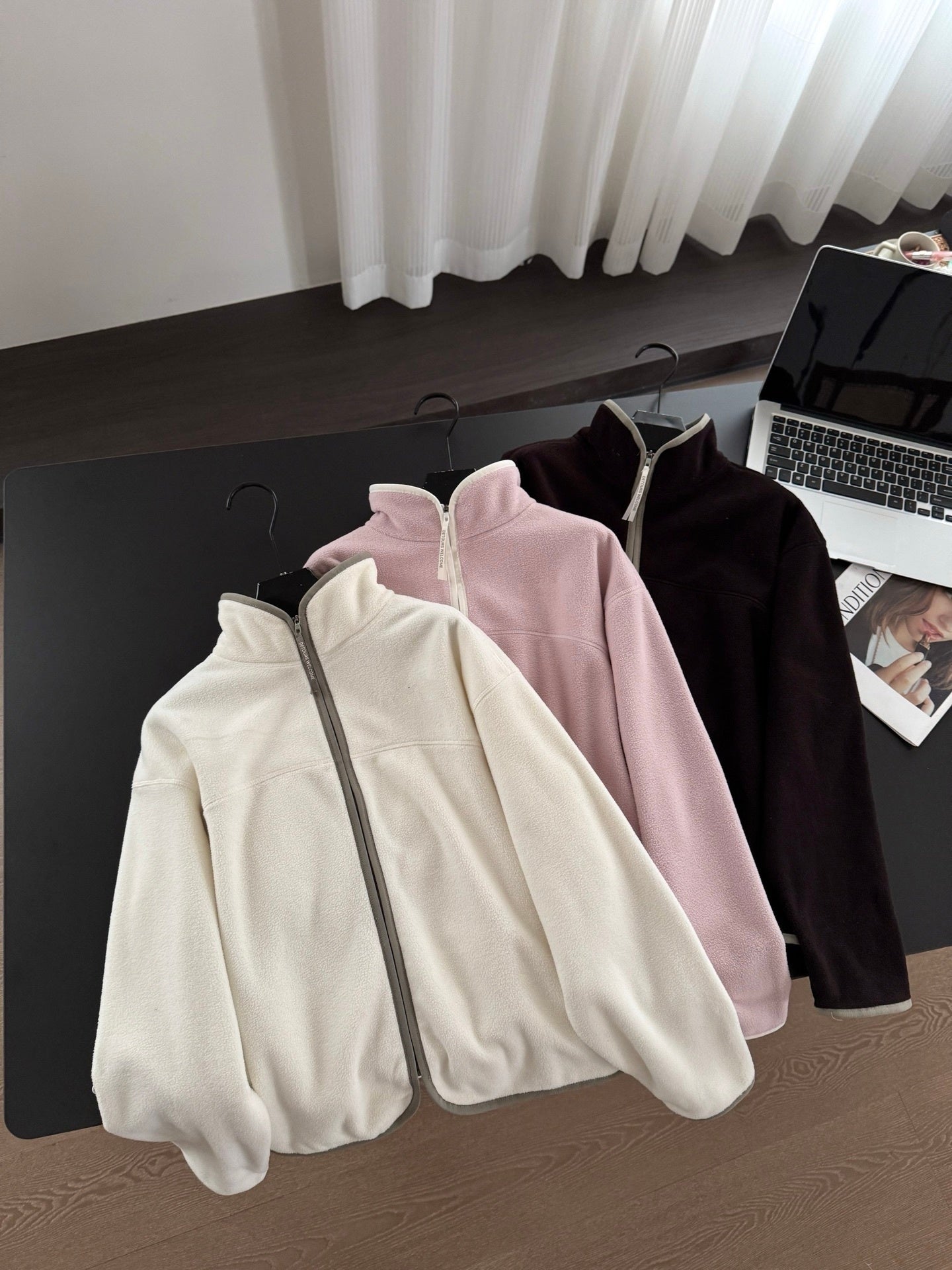 L5695# XY Double-faced velvet Coat