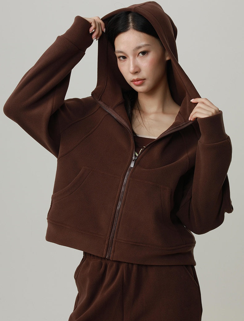 A2783 3D Women Polar Fleece Jackets and Hoodie
