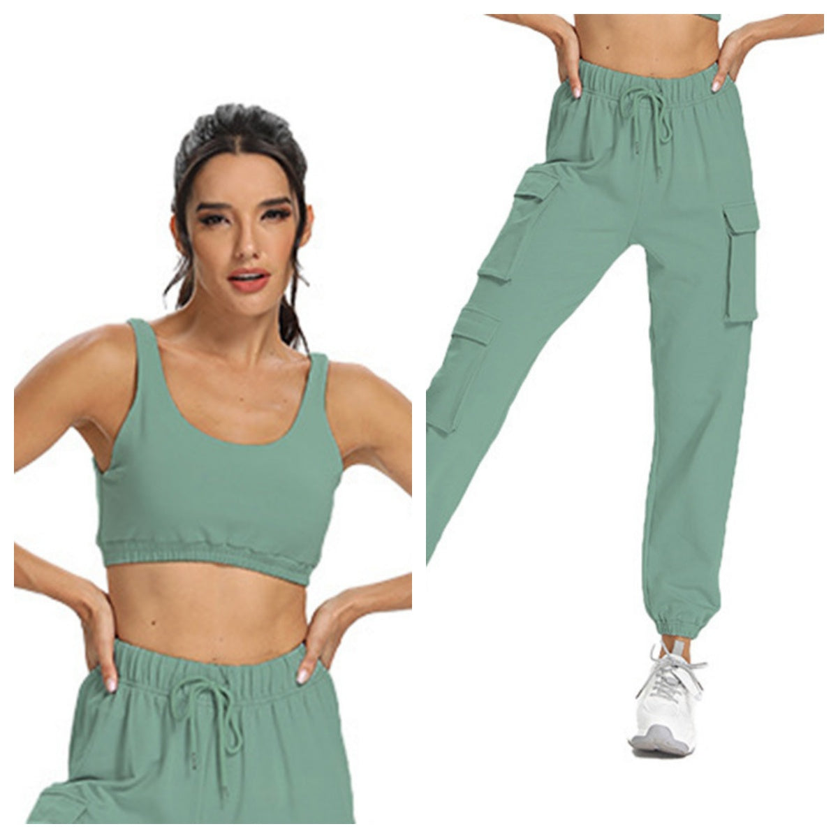 262# AL Women Yoga Bra Pants Set