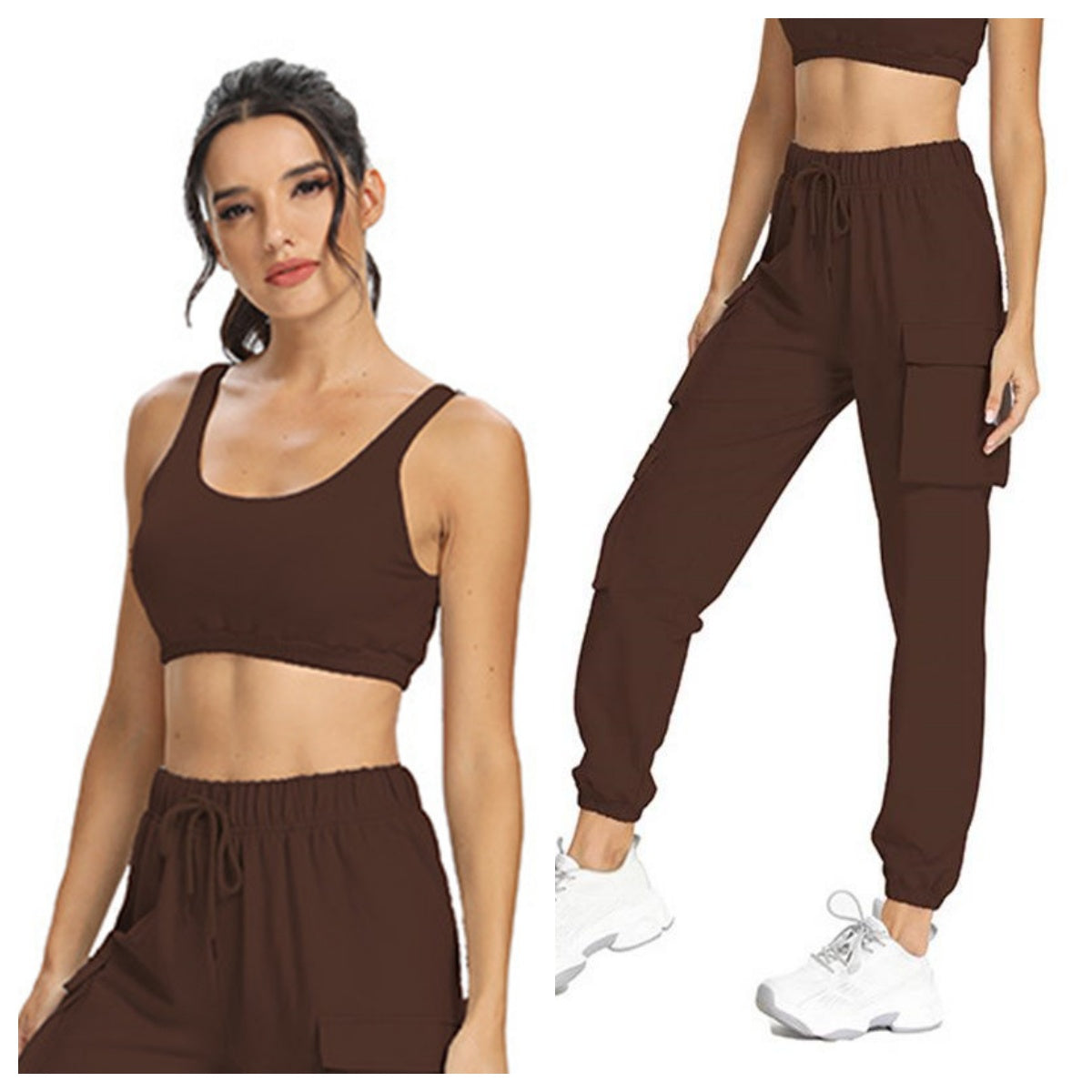 262# AL Women Yoga Bra Pants Set