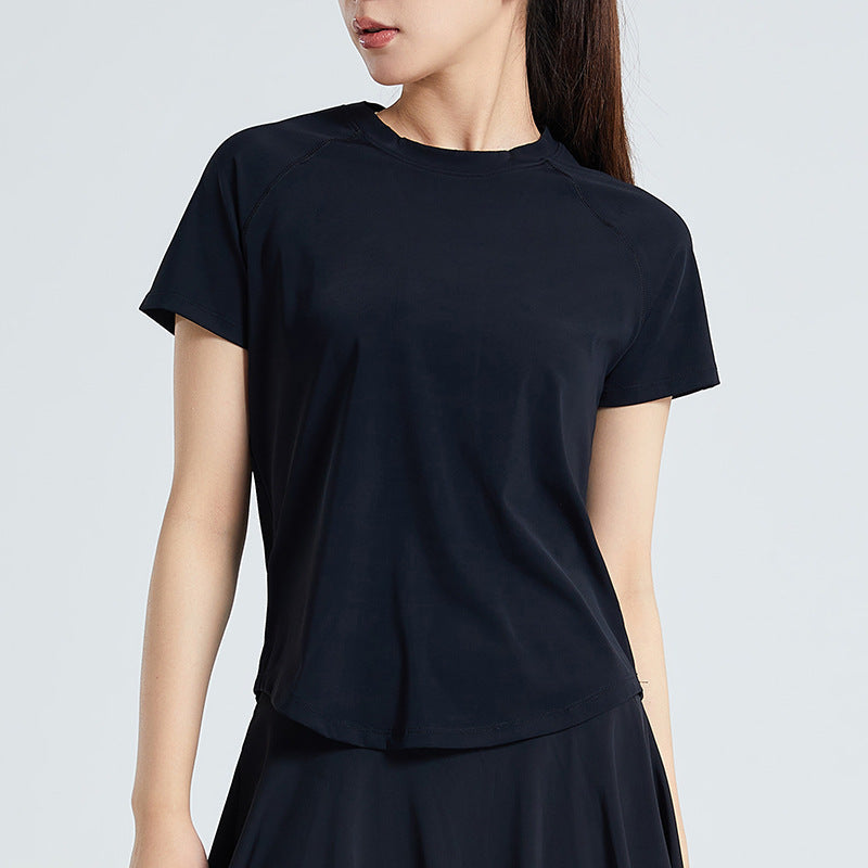 1844# Women Yoga Shirts Skirts Sets