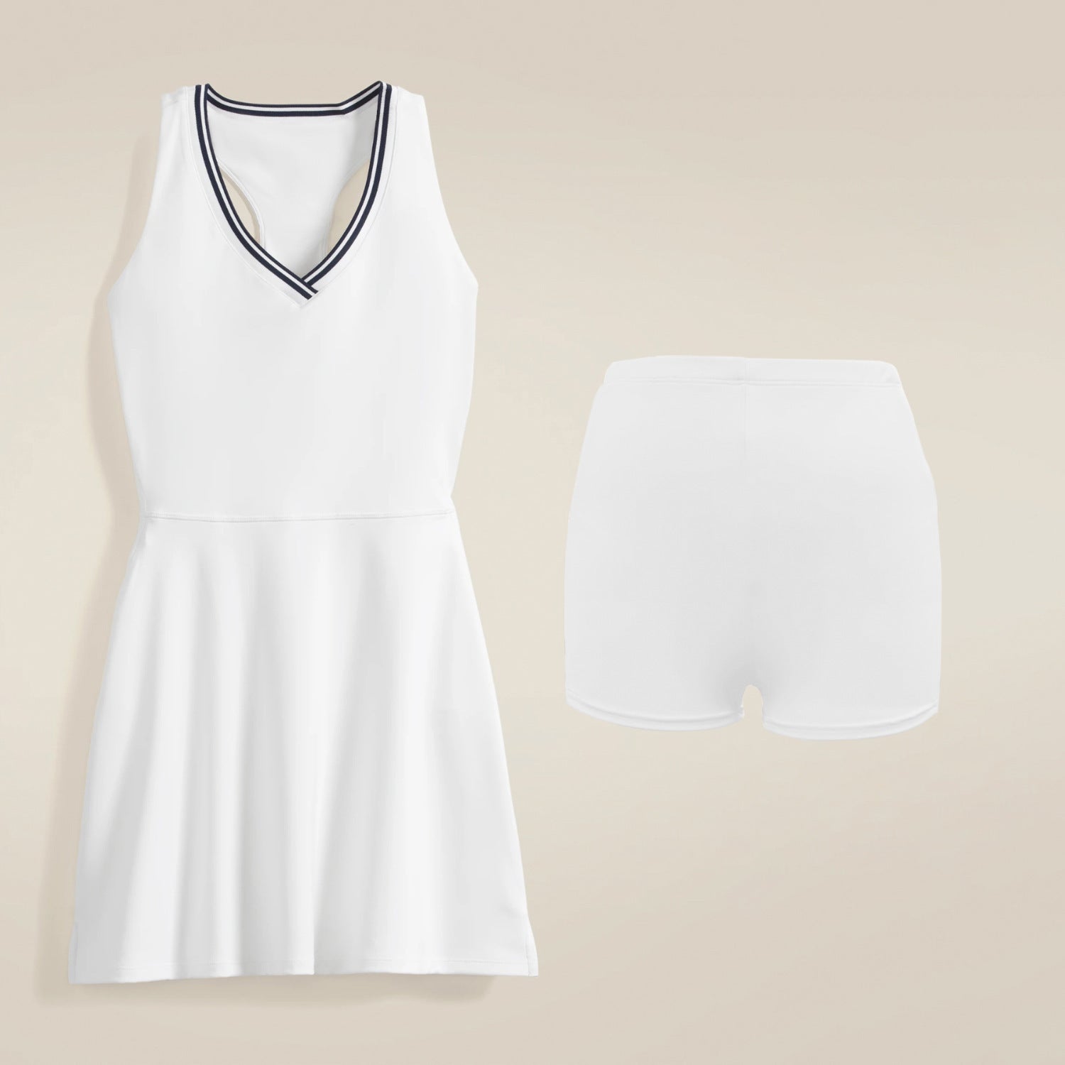 1927#A Women Tennis Dress with Shorts