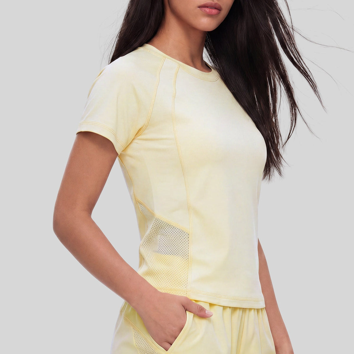 L6334# Women Yoga Shirts