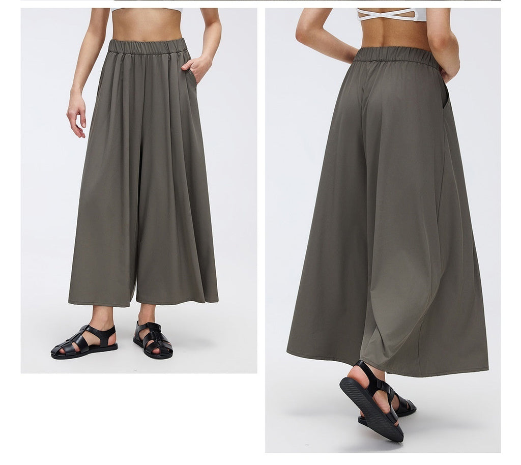 L5767# Women Wide-Leg Pants