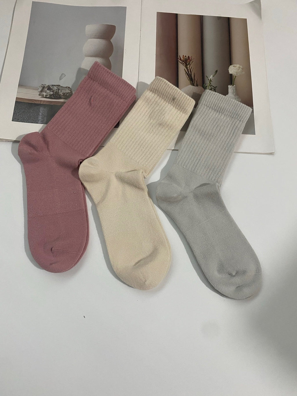 L5189#GX Women Socks 3 Paris/Set