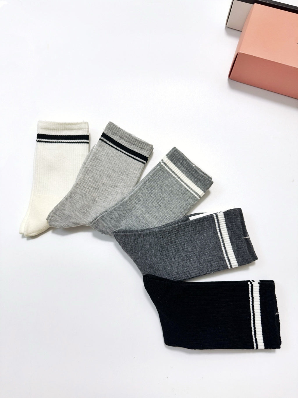 1363#  Unisex Cotton Socks 5Pairs/set