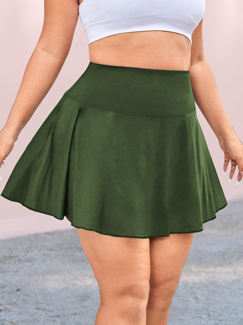 L4484#  Large Size Yoga Skirts