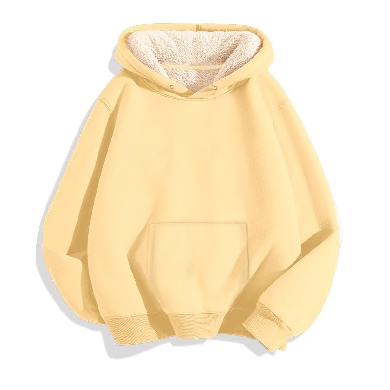 1459# A 3D LOGO Unisex Cotton Velvet Hoodie